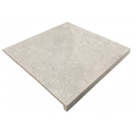 Keros. Peldaño extrusionado Redstone Gris 33x33 antislip  Redstone Porcelánico Piedra exterior Keros