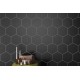 Geotiles. Solid Black Carrelage Hexagonale 25,8x29 Geotiles Solid Carrelage Hexagonale Geotiles