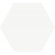 Geotiles. Solid White Carrelage Hexagonale 25,8x29 Geotiles Solid Carrelage Hexagonale Geotiles