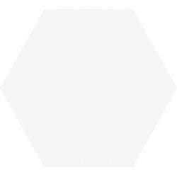 Geotiles. Solid White Carrelage Hexagonale 25,8x29 Geotiles Solid Carrelage Hexagonale Geotiles