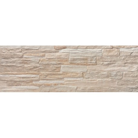 Geotiles. Mubi Beige 17x52 slim 8,8mm Geotiles Mubi Porcelánico efecto piedra 17x52 Geotiles