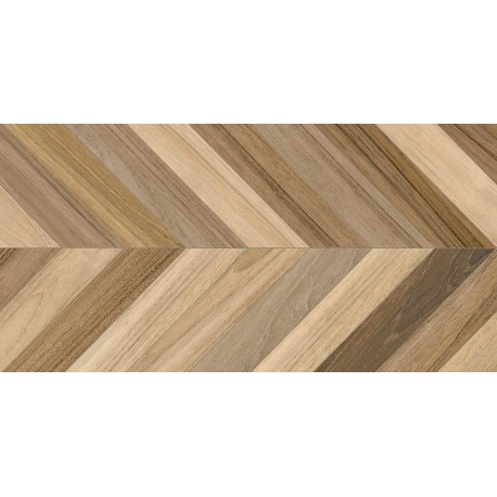 Vives. Porcelánico efecto madera espiga Agadir-R Multicolor 60x120 cm Vives  Agadir Porcelánico madera espiga Vives