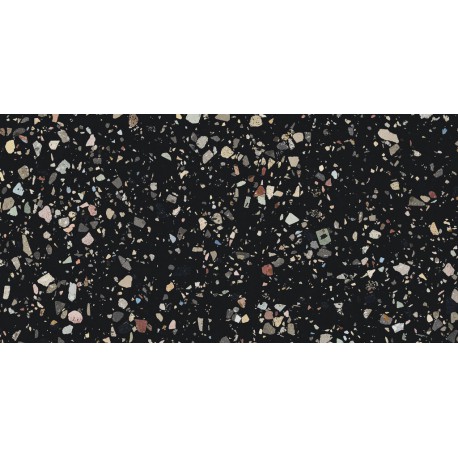 Cifre. Gemstone Black Poli 60x120 rec Cifre Cerámica Gemstone Carrelage effet Terrazzo Cifre