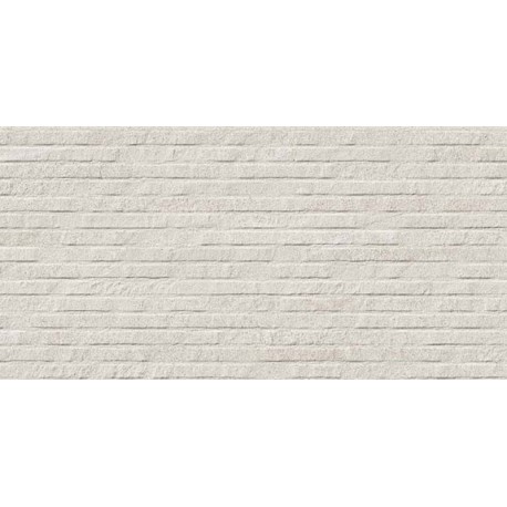 Geotiles. Eddystone Relieve Blanco 60x120 Porcelánico rectificado Geotiles Eddystone Porcelánico efecto Piedra Geotiles