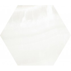 Keros. Hexa Venezia Blanco 23x27 Porcelánico Hexagonal Keros  Venecia Porcelánico Hexagonal Keros