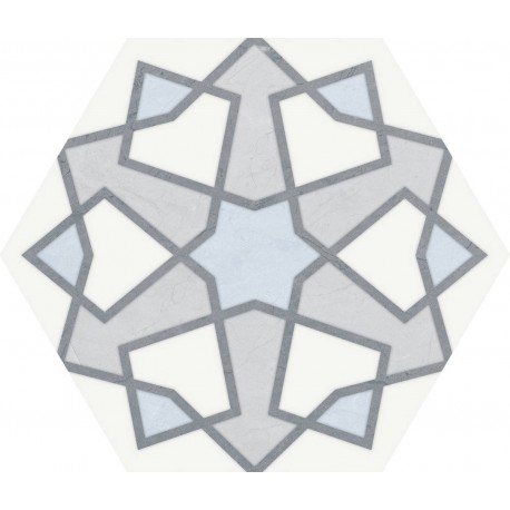 Keros. Hexa Venezia Blue 23x27 Carrelage Hexagonal Keros  Venecia Carrelage Hexagonal Keros