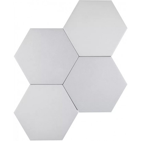 Cevica. Karma white mat 14x16 Carrelage Hexagonale  Karma Carrelage hexagonal Cevica