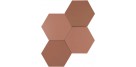 Cevica. Karma Cotto mat 14x16 Carrelage Hexagonale Cevica  Karma Carrelage hexagonal Cevica