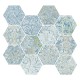 Aparici. Bohemian Blue Natural Hexagonal 28x30cm Aparici  Bohemian porcelánico Aparici