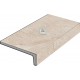 Tuscania. Tribeca Beige 15x30x4 Elemento L monolitico outdoor Tuscania Ceramiche  Tribeca Carrelage effet pizzarra Tuscania