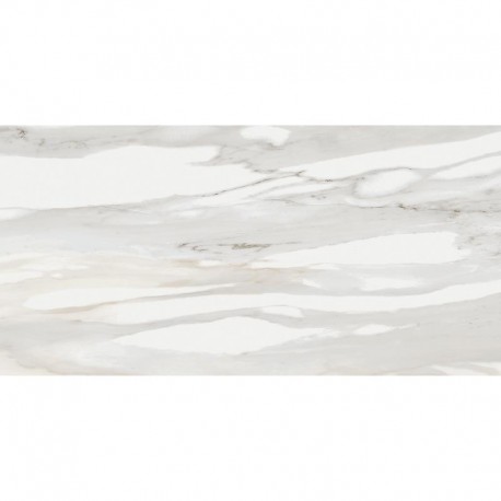 Tuscania. Calacatta Oro 30,2x60 LP Poli Carrelage Rectifiée Tuscania Ceramiche  White marble Carrelage effet marbre Tuscania