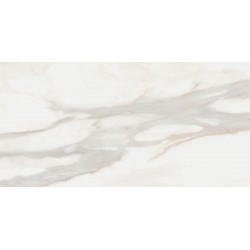 Tuscania. Calacatta Oro 60x121 LP Poli Carrelage Rectifiée Tuscania Ceramiche  White marble Carrelage effet marbre Tuscania