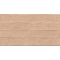 Géotiles. Zero Relief Coral 31,6x60 Faïence pâte rouge Geotiles Zero Faïence effet Ciment Geotiles