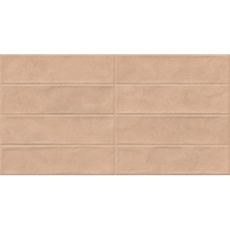 Géotiles. Zero Relief Coral 31,6x60 Faïence pâte rouge Geotiles Zero Faïence effet Ciment Geotiles