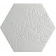 Codicer. Milano White Hexagonal 22x25 Porcelánico Natural Codicer  Milano Porcelánico Monocolor Codicer