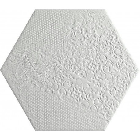 Codicer. Milano White Hexagonal 22x25 Porcelánico Natural Codicer  Milano Porcelánico Monocolor Codicer