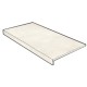 Gres De Aragón. Peldaño recto Selene Blanco Antislip 60x120 Porcelánico Rectificado Gres de Aragon  Selene Porcelánico efecto...