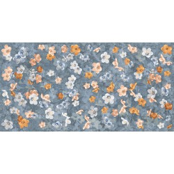 Piemme. Homey Bloom Blue naturel 60x120 Carrelage Rectifiée Piemme Ceramiche Homey Carrelage effet Beton Piemme