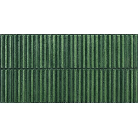 Piemme. Homey Stripes Green Glossy 30x60 Porcelánico Relieve Piemme Ceramiche Homey Porcelánico efecto Cemento Piemme