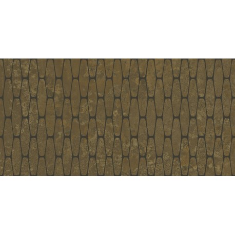 Aparici. Illusion Brass Stamp Lappato 50x100 Carrelage Rectifiée Aparici Illusion Carrelage effet oxyde Aparici