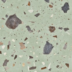 Aparici. Pebble Green 60x60 Carrelage Rectifiée Aparici Pebble Carrelage effet Terrazzo Aparici