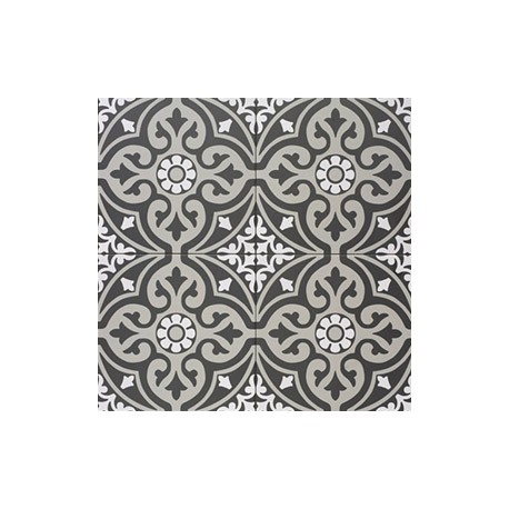 Mainzu. Normandy Centro Black 20x20 Porcelánico Natural Mainzu Normandy Porcelánico efecto hidráulico Mainzu